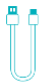 USB cable. Connect between power supply plug and the Smart 4G Hub
