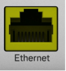 An ethernet port. You can use this to connect devices by ethernet)
