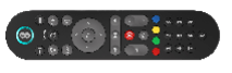 Remote control. Batteries need to be activated by removing the pull-tab on the back